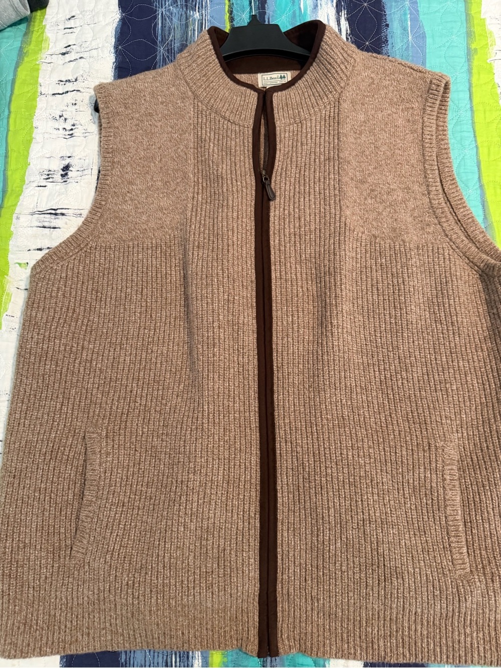 100% Lambs Wool L.L. Bean Vest
